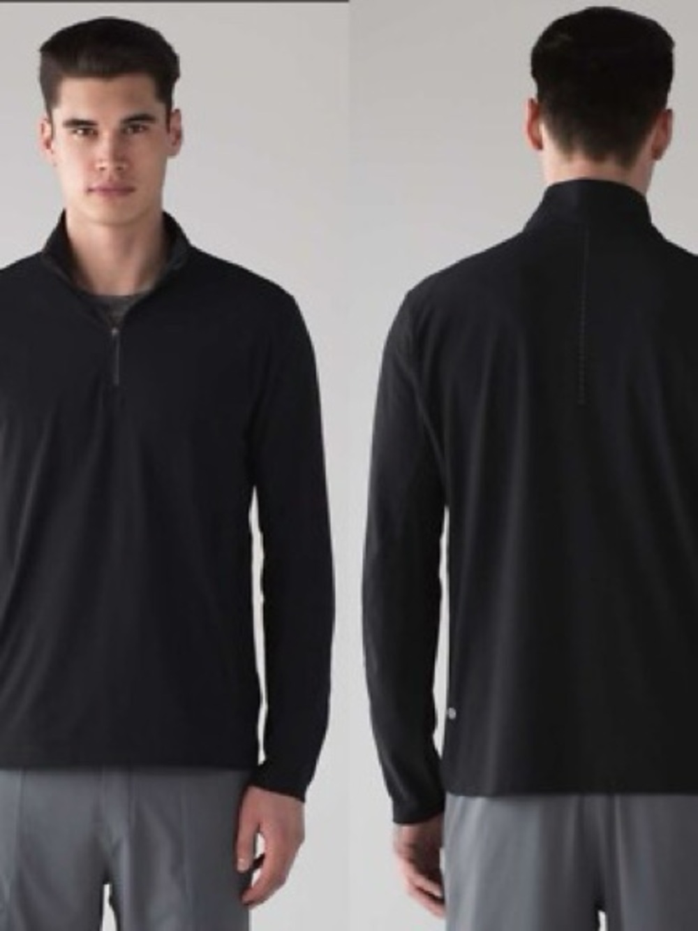 Lululemon Surge Warm 1/2 Zip- Black